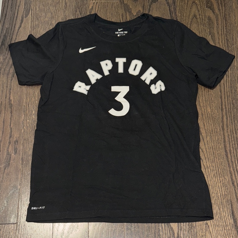 Nike Black Raptors Tee with White Accents